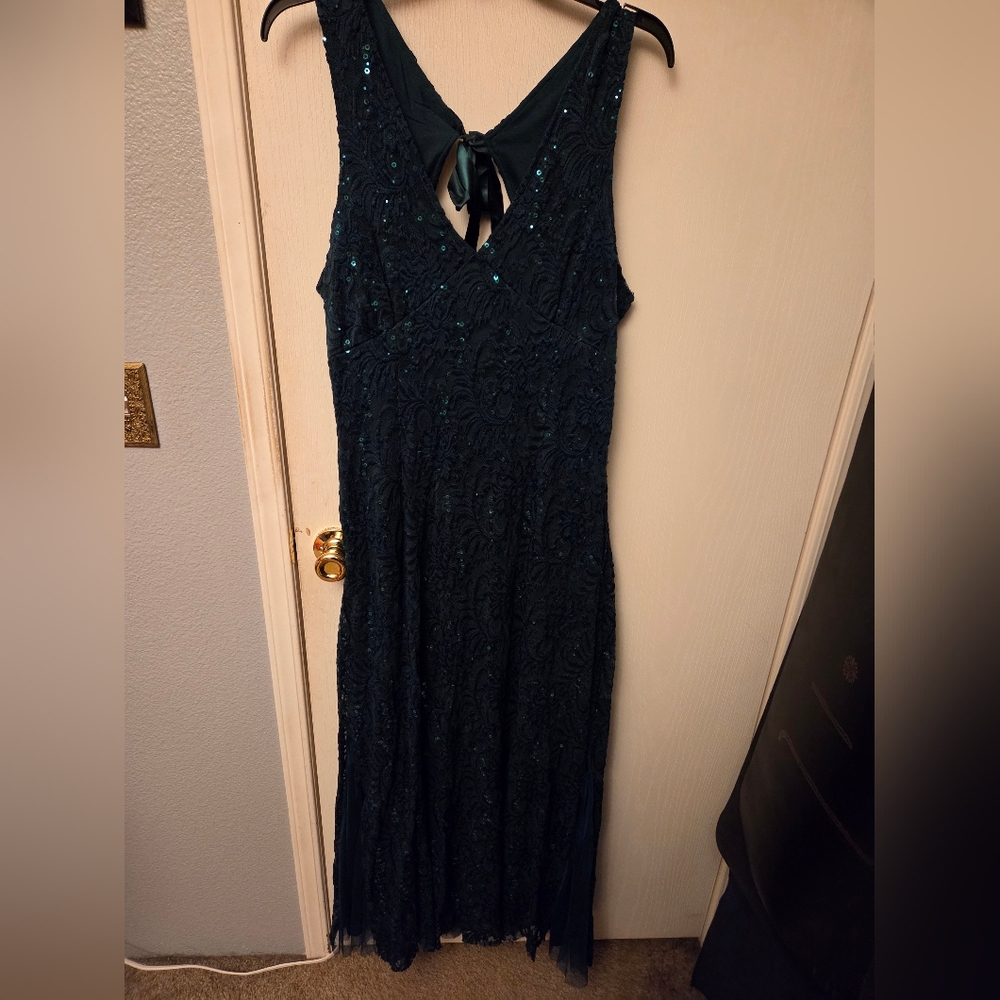 Dark Green Dress